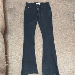 Black Flared Jeans